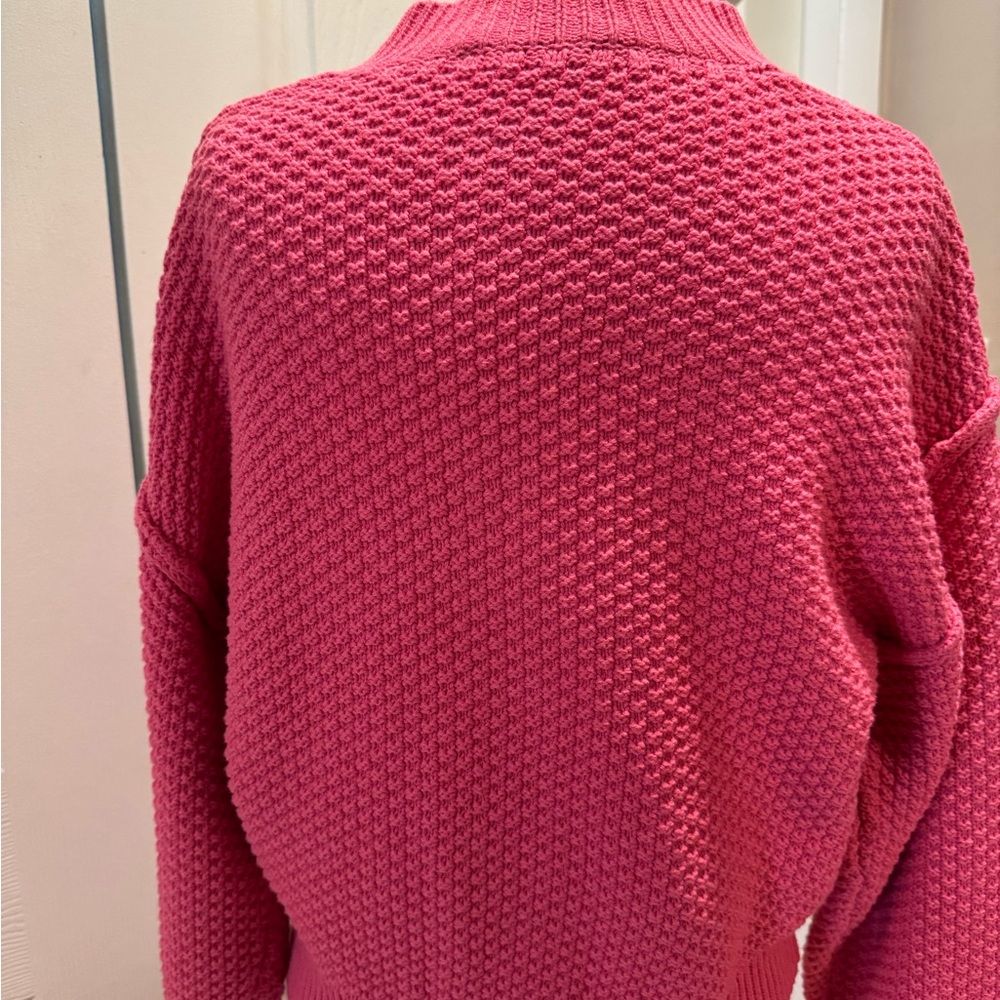 🩷 LAVENDER J Fuschia Pink Button-Up Cardigan - Picture 5 of 8